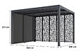 HABRITA - Pergola bioclimatique aluminium - L.360xH.231xP.300cm - vignette