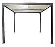 HABRITA - Pergola bioclimatique aluminium - L.360xl.300xH.231cm - vignette