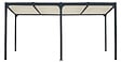 HABRITA - Pergola bioclimatique alu - Gris anthracite - L.360xl.598cm - vignette