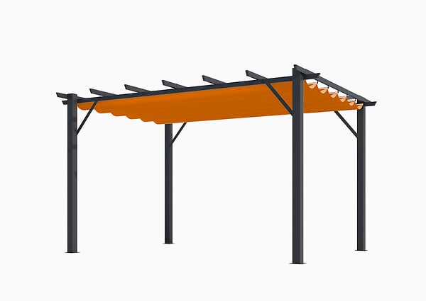 HABRITA - Pergola autoportante aluminium - L.400xl.300xH.230cm - large