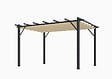 HABRITA - Pergola alu 12m² - Gris anthracite - L.400xl.300xH.230cm - vignette