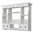 VIDAXL - vidaXL Armoire murale de cuisine en bois Blanc - vignette
