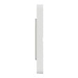 SCHNEIDER ELECTRIC - Plaque Odace Touch - Blanc brillant 3 postes entraxe 71mm - vignette