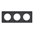 SCHNEIDER ELECTRIC - Plaque de finition Odace Touch anthracite 3 postes - vignette
