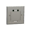 SCHNEIDER ELECTRIC - Prise de sol carrée métal Unica System+ Gris IP44 - vignette