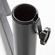 OVIALA - Pied de parasol pliant acier noir 84 x 84 cm - Solys - vignette