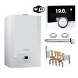 DE DIETRICH - Chaudière Gaz Condensation MPX MI Slim De Dietrich 33 kW  Complète (DOSSERET + DOUILLES + VENTOUSE) avec thermostat connecté - vignette