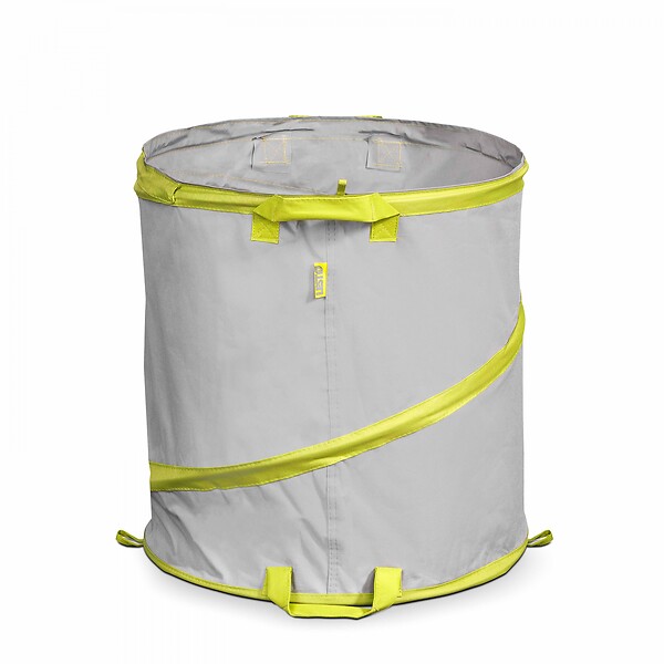 OVIALA - Lot de 3 sacs à déchets de jardin 85l polyester gris - Lesto - large