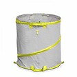 OVIALA - Lot de 3 sacs à déchets de jardin 85l polyester gris - Lesto - vignette