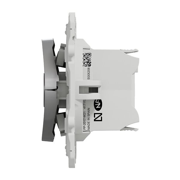 SCHNEIDER ELECTRIC - Interrupteur volet roulant 3 boutons Odace - Aluminium - 6A - large