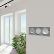 SCHNEIDER ELECTRIC - Double va-et-vient Aluminium Odace Argent 10A - vignette