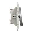 SCHNEIDER ELECTRIC - Double va-et-vient Aluminium Odace Argent 10A - vignette