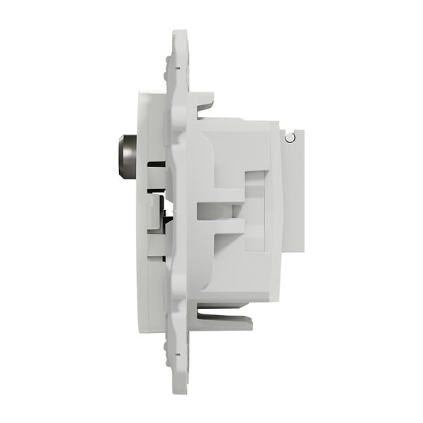 SCHNEIDER ELECTRIC - Prise TV/FM/SAT encastrable Odace Blanc 1 entrée à vis - large