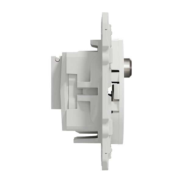 SCHNEIDER ELECTRIC - Prise TV/FM/SAT encastrable Odace Blanc 1 entrée à vis - large