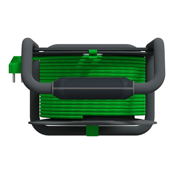 SCHNEIDER ELECTRIC - Enrouleur de câble - Vert et gris - 4 prises IP44 - 25m - large