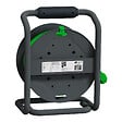 SCHNEIDER ELECTRIC - Enrouleur de câble - Vert et gris - 4 prises IP44 - 25m - vignette