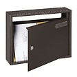 DECAYEUX - Boite à  lettres Commerciale 2 serrure à  cylindre laqué marron 400X300mm - DECAYEUX â€“ 213247 - vignette