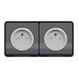 SCHNEIDER ELECTRIC - Mureva Styl-Double prise de courant 2P+T - Anthracite - vignette