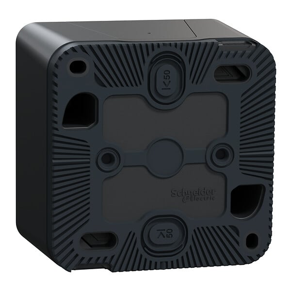 SCHNEIDER ELECTRIC - Bouton poussoir étanche Mureva Styl - Anthracite - 10A - large