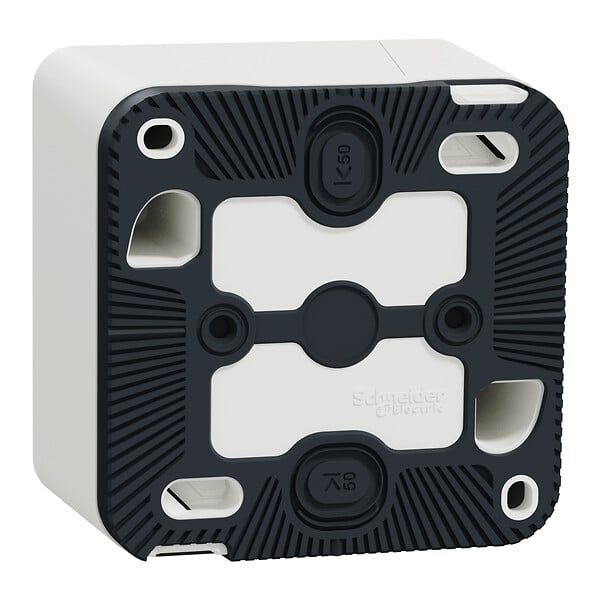 SCHNEIDER ELECTRIC - Prise de courant 2P+T étanche - Mureva Styl - Blanc - IP55 - large