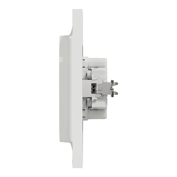 SCHNEIDER ELECTRIC - Prise de courant 2P+T double Odace  - Blanc - large
