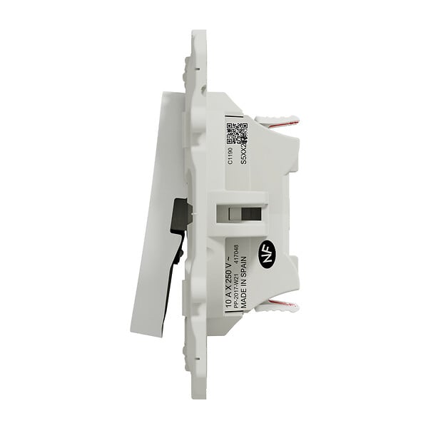 SCHNEIDER ELECTRIC - Double va-et-vient plastique Odace Blanc - large