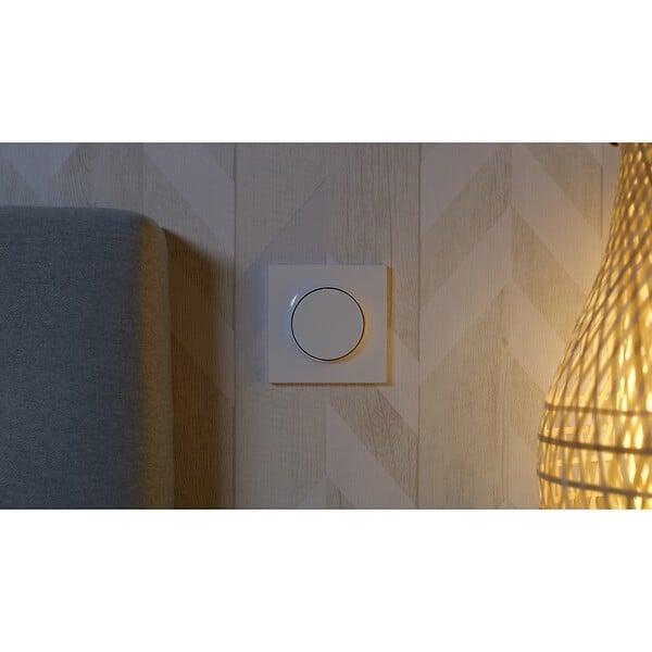 SCHNEIDER ELECTRIC - Odace, Bouton poussoir Blanc, 10 A, à vis - large