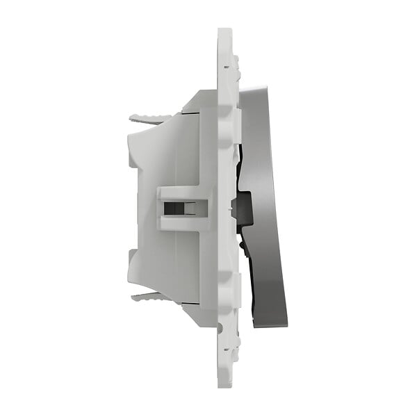 SCHNEIDER ELECTRIC - Va-et-vient aluminium - Odace - Argent - 10 A - large