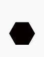 COMPTOIR DU CERAME - CARRELAGE MONOCHROME NOIR HEXA 22.5X25.5 - MK2305043 - vignette