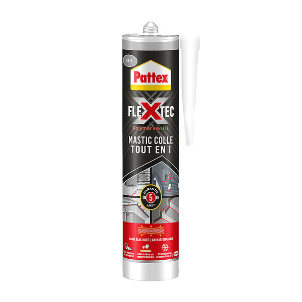 PATTEX - PATTEX Colle & Jointe Flextec Gris cart 389g - large