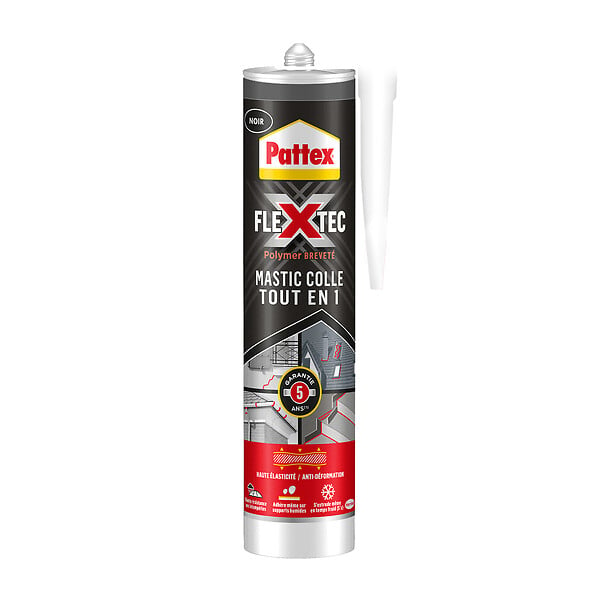 PATTEX - PATTEX Colle & Jointe Flextec Noir cart 389g - large