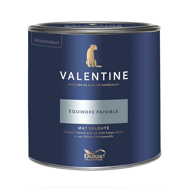 DULUX VALENTINE - Peinture Murs Valentine - Mat Velouté - Equinoxe Paisible - 2L - large