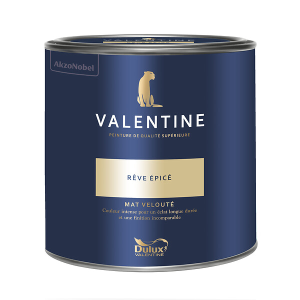 DULUX VALENTINE - Peinture intérieure Valentine Mat Velouté - Rêve Épicé - 2L - large