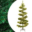 VIDAXL - vidaXL Arbre de Noël hélicoïdal pré-éclairé et support vert 180 cm PVC - vignette