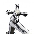 PLANETE BAIN - Robinet lave-mains chromé H 20.9 cm - rétro - eau froide uniquement - vignette