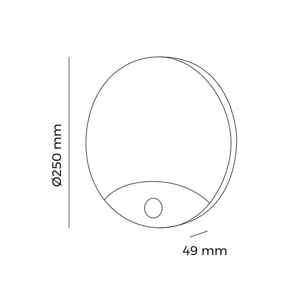 EDM - Applique murale LED 13W étanche IP44 - Luz fría 6500K - large