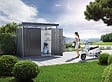 BIOHORT - Abri de jardin HighLine H4 double 230 - Métal - vignette