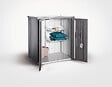 BIOHORT - Armoire de terrasse Romeo - Taille L - Gris foncé - vignette