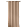 DECOSTARS - Rideau à œillets en voile de coton Naturel - L.135xH.240cm - vignette
