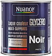 NUANCE - Laque Glycero - Noir - Brillant - Multi-support - 0.5L - vignette