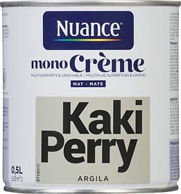 NUANCE - Peinture MonoCrème - Kaki Perry - Mat - 0,5L - large