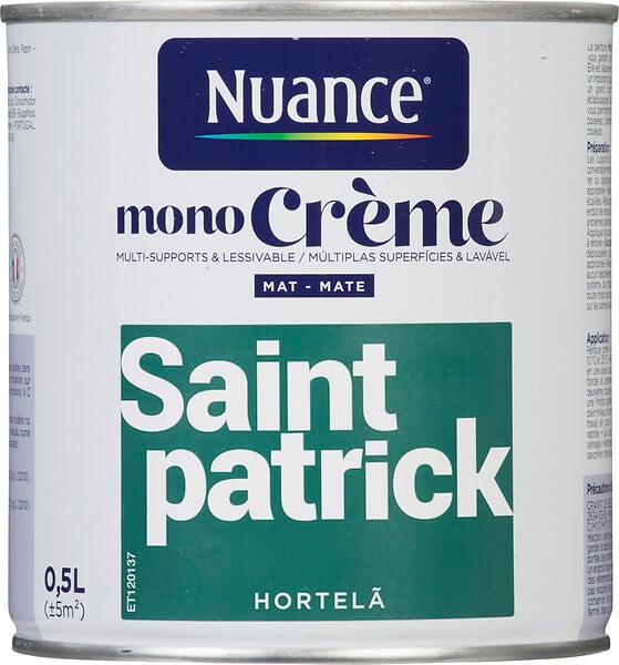 NUANCE - Peinture MonoCrème - Saint-Patrick - Mat - 0,5L - large