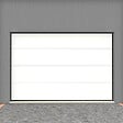 FLEXIDOOR - Porte sectionnelle lisse sans rainures - Blanche - 3,0x2,0m - vignette