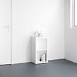 MODE DE VIE - Meuble 2 cases Cubyx - PVC - Blanc - H69,5xL37xP29,5cm - vignette