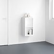MODE DE VIE - Meuble 2 cases Cubyx - PVC - Blanc - H69,5xL37xP29,5cm - vignette