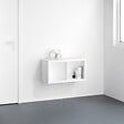 MODE DE VIE - Meuble 2 cases Cubyx - PVC - Blanc - H69,5xL37xP29,5cm - vignette
