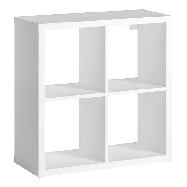 MODE DE VIE - Meuble 4 cases Cubyx - PVC - Blanc - H69,5xL69,5xP29,5cm - large
