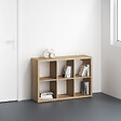 MODE DE VIE - Meuble 6 cases PVC Cubyx - Chêne sanoma - H102xL69,5xP29,5cm - vignette