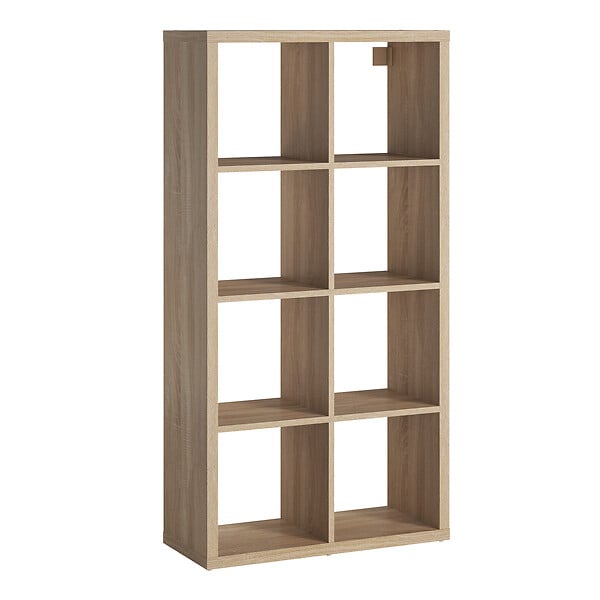 MODE DE VIE - Meuble 8 cases Cubyx - Chêne sanoma - H134.5xL69.5xP29.5cm - large