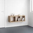 MODE DE VIE - Meuble 3 cases Cubyx - PVC - Chêne sanoma - H102xL37xP29,5cm - vignette